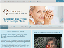 Tablet Screenshot of coloradofibromyalgia.com